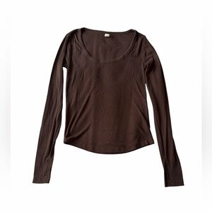 Old Navy Chocolate Long Sleeve Top